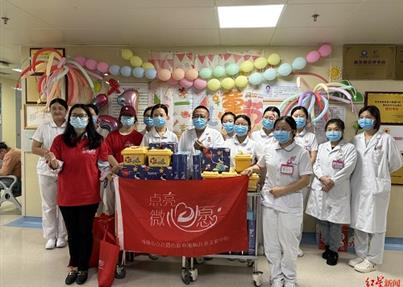六一儿童节前，50份小小心愿在病房里点亮